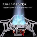 Design Camping Gas Stove Delicate Appearance Outdoor Hiking Portable Gas Stov