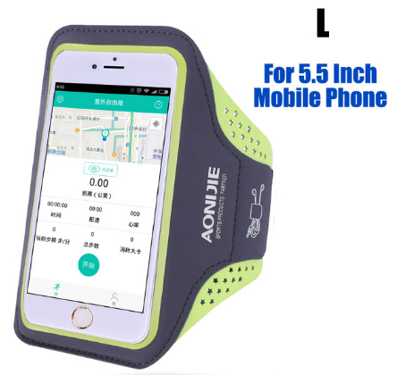 AONIJIE  Running Arm Pack Outdoor Sport Hiking Camping Gym Fitness 5.5 4.7 Inch Touch Screen iPhone 6S Mobile Phone Bag