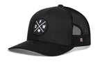 Dallas-Fort Worth Trucker Hat  |  Black DFW X Snapback