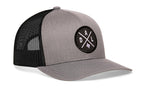 Dallas Trucker Hat  |  Gray-Black DAL X Snapback