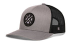Denver Trucker Hat  |  Gray-Black DEN X Snapback