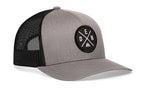 Denver Trucker Hat  |  Gray-Black DEN X Snapback