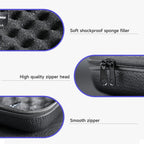 Portable EVA Fishing Reel Bag Shockproof Waterproof Reel Protective Case Fishing Tackle Storage Case for 1-2 Fishing Reels