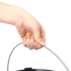 ast iron Dutch oven with lid, outdoor camping deep pot, used for camping, cooking, barbecue and leg rest,6 quarts