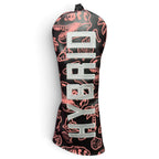 Fossil Fairways Hybrid Headcover – Premium Faux Leather Hybrid Cover – Elastic Fit – Embroidered Letters