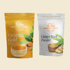 Organic Fermented Turmeric & Ginger Powder Bundle – Synergistic Clean Wellness