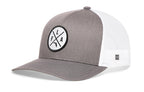 Florida Trucker Hat  |  Gray-White FLA X Snapback