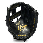 Franklin Sports Baseball and Softball Glove Field Master (11") - Black / Gold