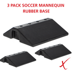 Web Flex 3 Pack Rubber Base for Soccer Mannequin