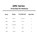 DikaSun GMC  5.5-5.8ft | 6-6.5ft  Truck Bed Air Mattress