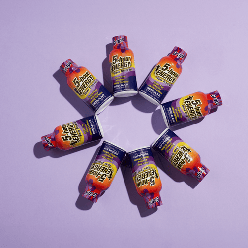 24 Pack 5-hour ENERGY Regular Strength Shots, Grape Flavor 1.93 Fl Oz
