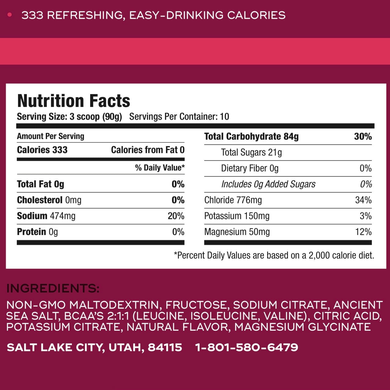 333 - HalfEvil High-Carb and Electrolyte Endurance Fuel