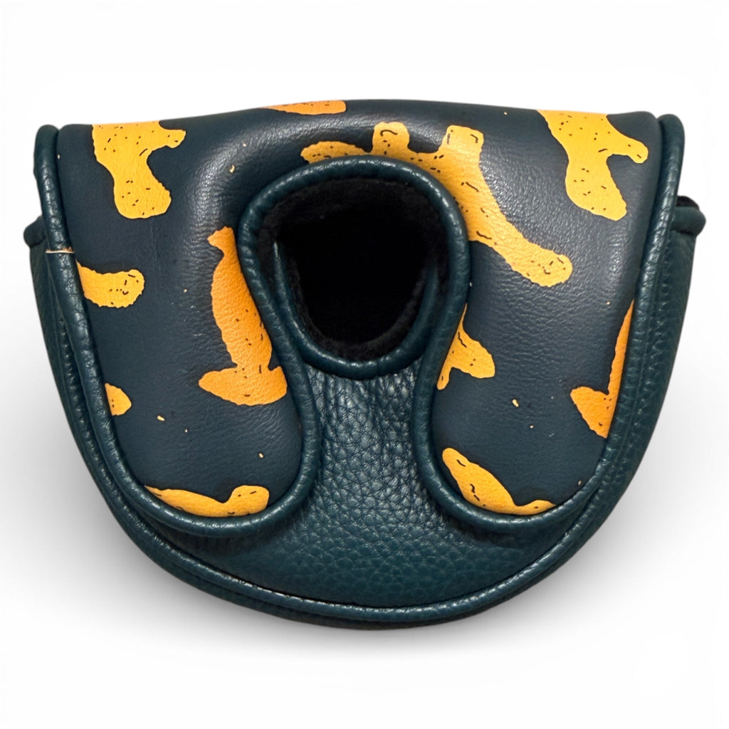 Dino Nugget Center-Shafted Mid-Mallet Putter Headcover | Premium Magnetic Golf Head Cover | Soft Protective Lining | Fits Center-Shafted Putters