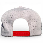 Golf Neon Arrow Sign Golf Hat | Snapback Cap | Built-in Magnetic Ball Marker Holder + Marker Included | Adjustable Light Gray