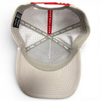 Golf Neon Arrow Sign Golf Hat | Snapback Cap | Built-in Magnetic Ball Marker Holder + Marker Included | Adjustable Light Gray