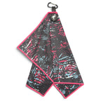 Shadow Palms Golf Towel | 24” x 16” Microfiber Towel | Magnetic Clip & Carabiner | Premium Golf Accessory