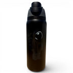 Astronaut Walker (Black Out) Hydration Bottle | 32oz Insulated Stainless Steel | Flip Straw Lid w/ Handle