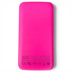 Fast Charge Power Bank | 10,000mAh Portable Charger | Slim USB-C Battery Pack for iPhone & Android | Travel & Golf Ready | Neon Pink