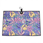 Purple Haze Golf Towel | Premium Double-Sided Microfiber | Heavy-Duty Magnetic Towel with Carabiner Clip | 24 x 16 in