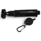 Logie Joe's Club Scrub Brush | Refillable Golf Club Cleaner | Retractable Clip, Strong Bristles & Golf Bag Attachment