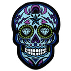 Blue Sugar Skull | Golf Shop Mat Rug | Golf Accessory