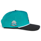 Mountain Moonrise Golf Hat | Snapback Cap | Built-in Magnetic Ball Marker Holder + Marker Included | Adjustable
