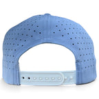 Fore the Boys Golf Hat | Snapback Cap | Built-in Magnetic Ball Marker Holder + Marker Included | Adjustable Blonde Light Blue