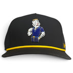 Saintly Tiger Golf Hat | Snapback Cap | Built-in Magnetic Ball Marker Holder + Marker Included | Adjustable White Tiger