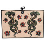 Desert Serpent Golf Towel | 24” x 16” Microfiber Towel | Magnetic Clip & Carabiner | Premium Golf Accessory