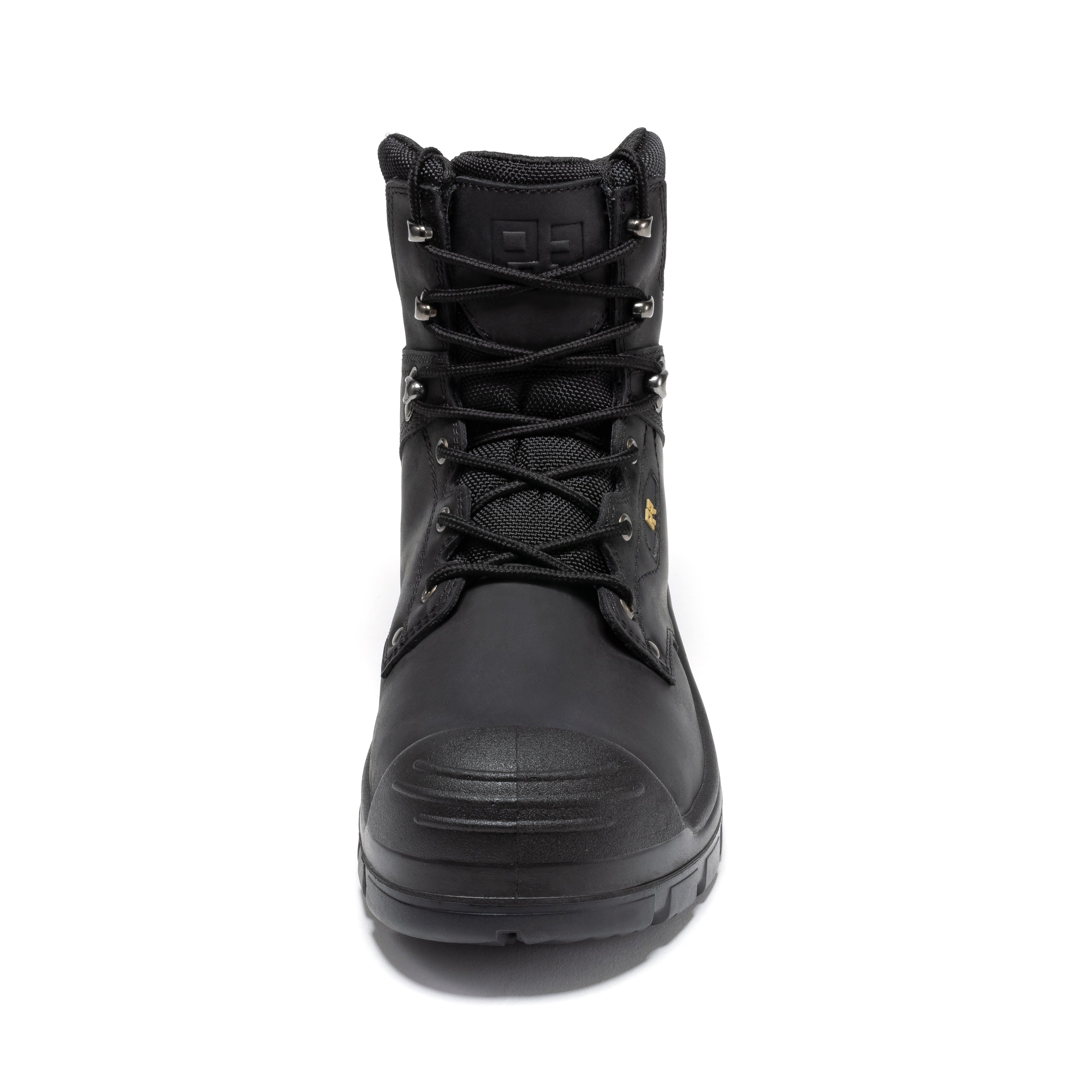 ROCKROOSTER Woodland Black 6 inch Waterproof Composite Toe Leather Work Boots AK662