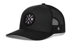 Iowa Trucker Hat  |  Black IOWA X Snapback