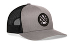 Kansas City Trucker Hat  |  Gray-Black KC X Snapback