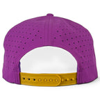 Marlin Golf Hat | Snapback Cap | Built-in Magnetic Ball Marker Holder + Marker Included | Adjustable Purple