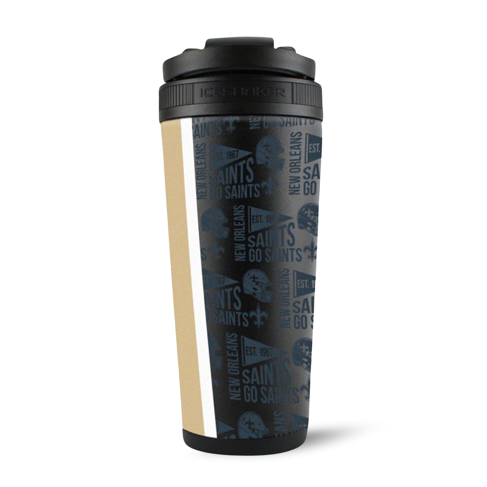 Officially Licensed New Orleans Saints 26oz Ice Shaker