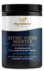 Nitric Oxide Booster Powder Mix – Blue Raspberry Flavor