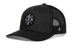 New Hampshire Trucker Hat  |  Black NH X Snapback