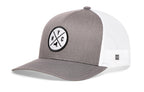New York City Trucker Hat  |  Gray-White NYC X Snapback