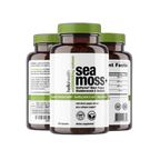 Organic Irish Sea Moss, Organic Bladderwrack, Organic Burdock & Bioperine capsules