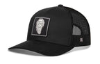 Oyster Shell Trucker Hat  |  Black Oyster Snapback