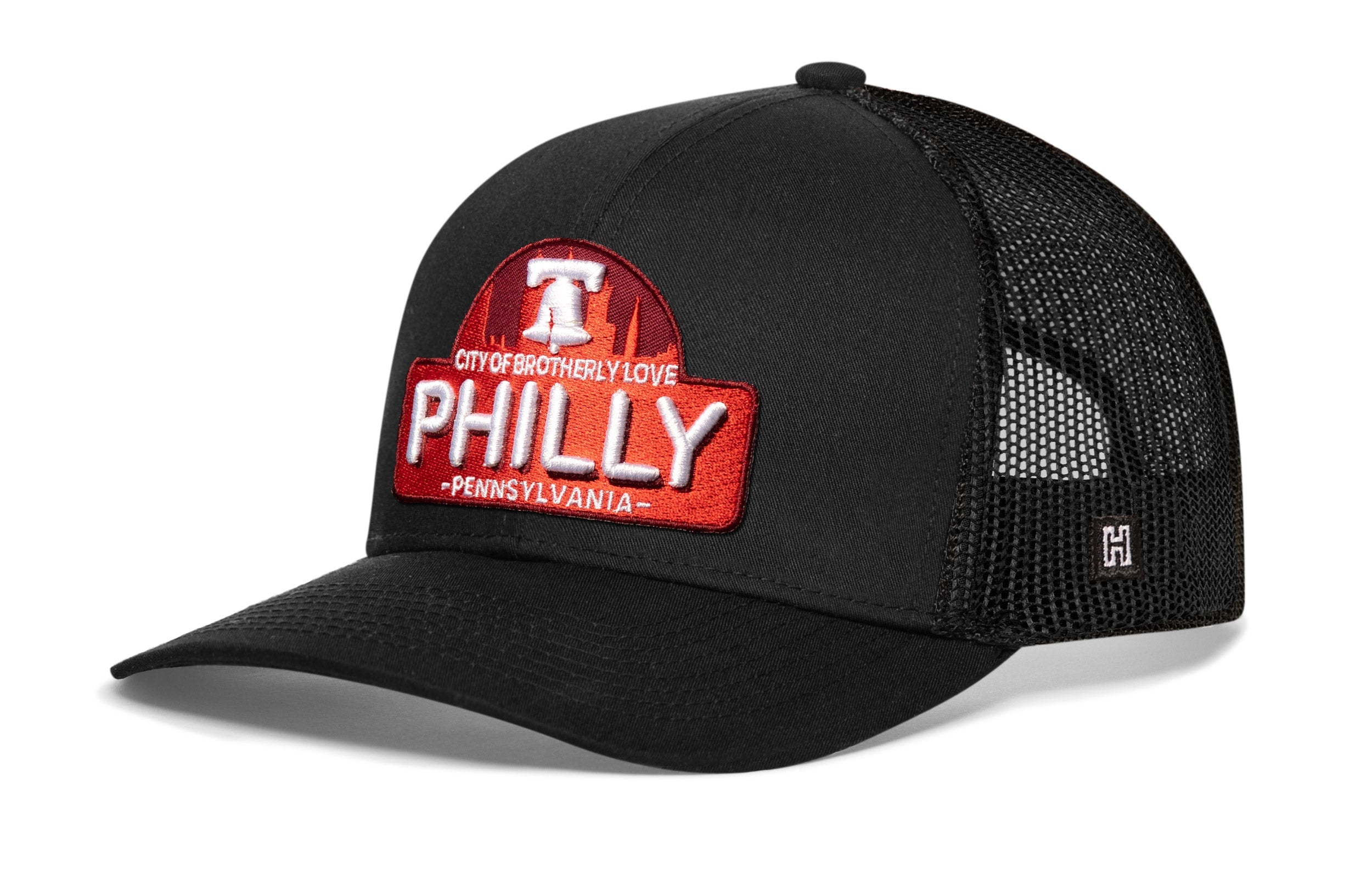 Philly City of Brotherly Love Trucker Hat  |  Cityscape Snapback