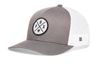 Phoenix Trucker Hat  |  Gray-White PHX X Snapback