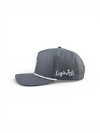 Youth Astronaut Walker Golf Hat | Snapback Cap | Built-in Magnetic Ball Marker Holder + Marker Included | Adjustable Gray | Kids