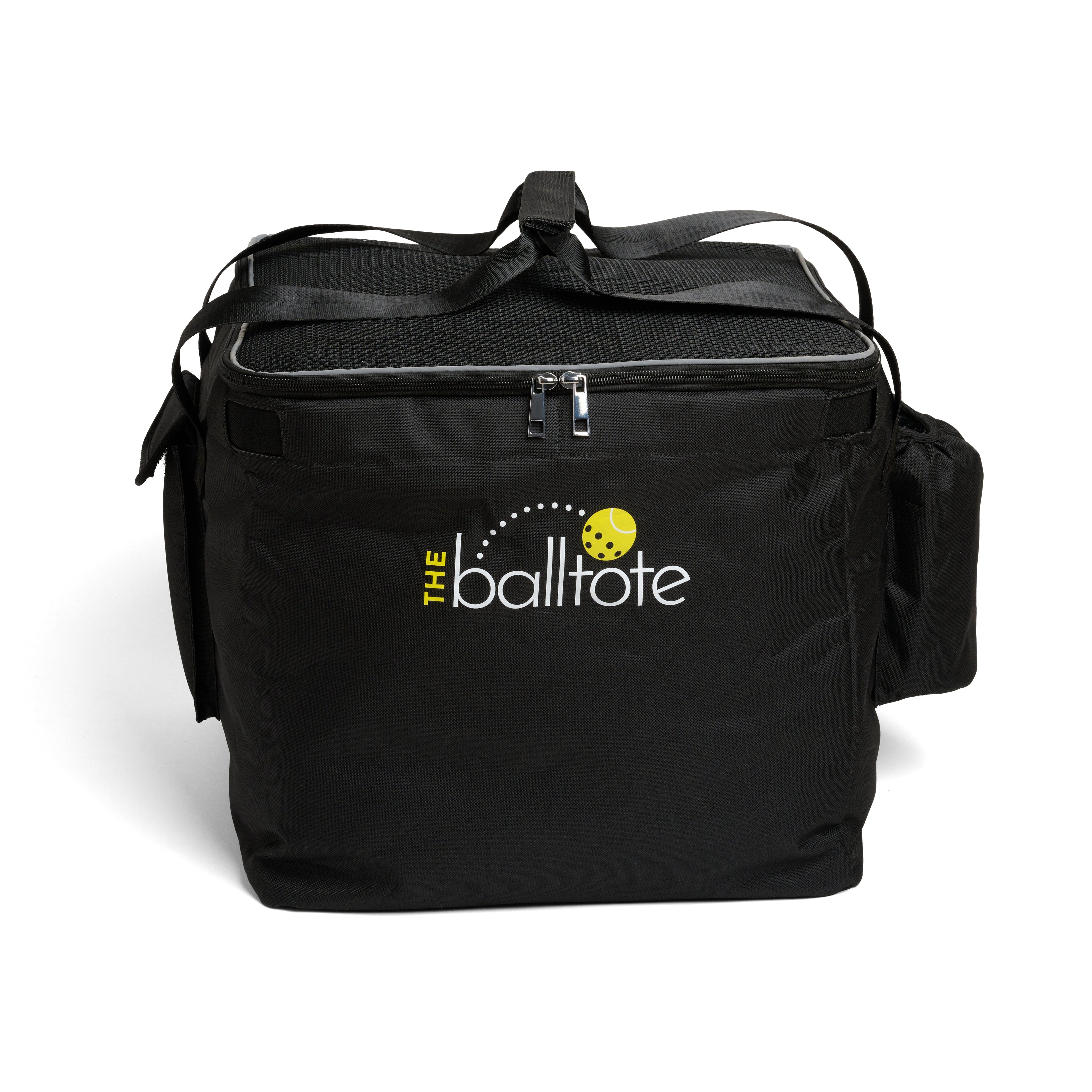 Ball Tote - Black Replacement Bag for Tennis and Pickleball Pro Teaching Cart