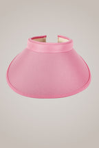 Pink Wide Brim Slide On Visor