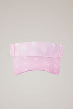 Pink Flowers Sport Visor