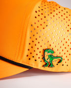 Perforated Rope Hat - Highlighter Orange