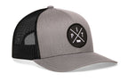 Pittsburgh Trucker Hat  |  Gray-Black PIT X Snapback