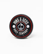 Pop Out Medallion Ball Marker - Black