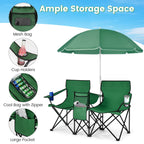 Portable Folding Picnic Double Chair