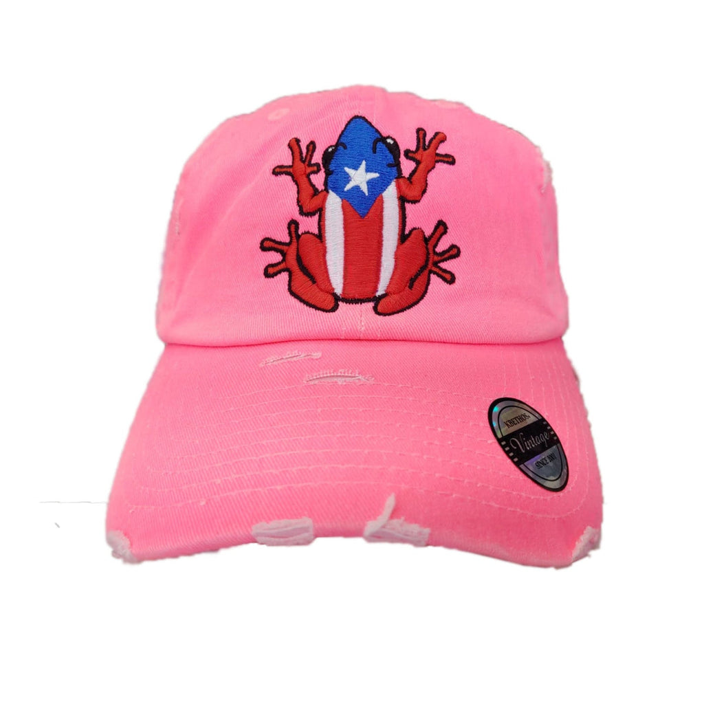 Puerto Rico Vintage hat with Coqui Logo